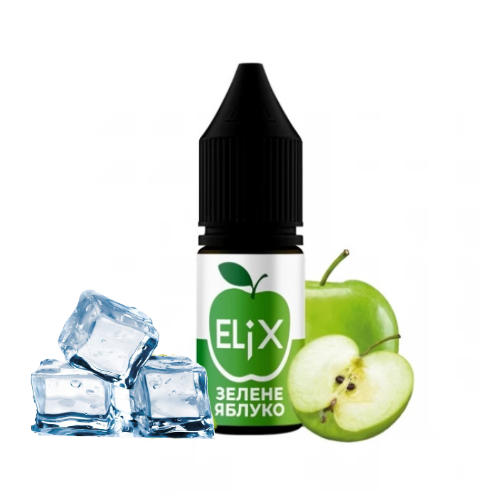 Рідина ELiX 10 мл 50 мг зі смаком Зелене яблуко лід купити за